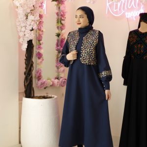 پیراهن جلیقه سورمه🌿